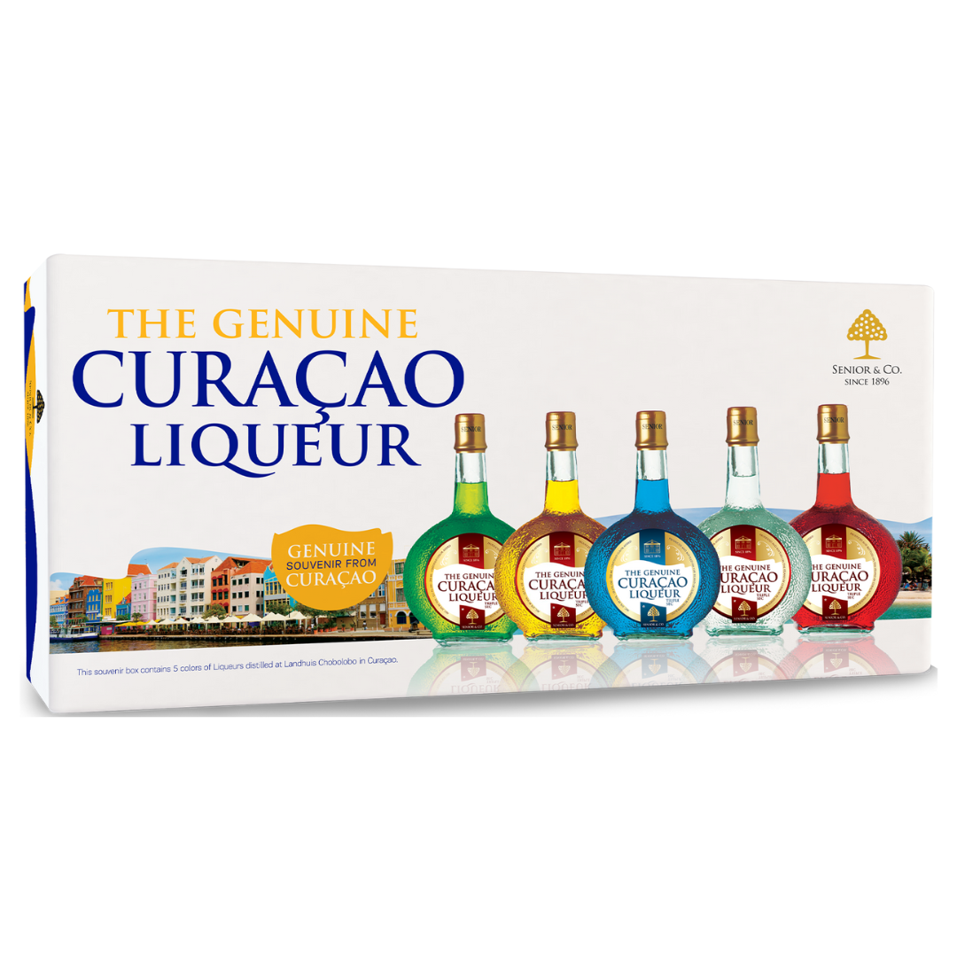 Curacao-Likör-Geschenkset im 5er-Pack 
